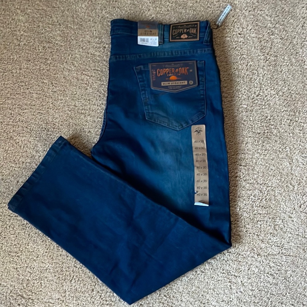 Men’s Copper & Oak Jeans Size 40x30 Brand New